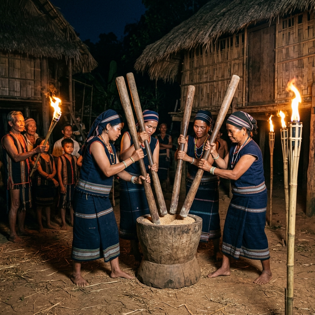 Huyền Thoại Tiếng Chày Trên Sóc Bom Bo: Biểu Tượng Đoàn Kết Bù Đăng